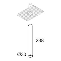 Delta Light NEEDLE 1 TRC Ceiling lamp