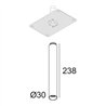 Delta Light NEEDLE 1 TRC Ceiling lamp