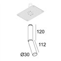 Delta Light NEEDLE 1 TRC OK Plafondlamp