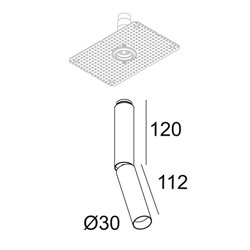 Delta Light NEEDLE 1 TRC OK Ceiling lamp