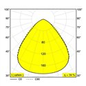 Delta Light DIRO SBL S ON IP Plafondlamp