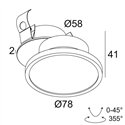 Delta Light HALOSCAN CLIP MP Plafondlamp