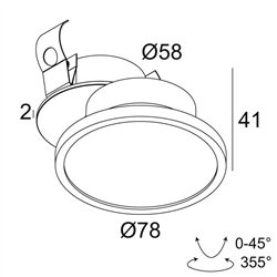 Delta Light HALOSCAN CLIP MP Ceiling lamp