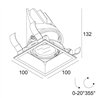 Delta Light ENTERO SQ-M X SOFT Built in spot