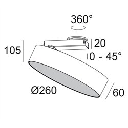 Delta Light Supernova Xs 260 X Ceiling lamp / Wall lamp