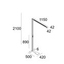 Delta Light INFORM 40 SQ F1 T DOWN-UP Staanlamp