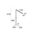 Delta Light INFORM 40 SQ F1 T PDS DOWN-UP TW Staanlamp