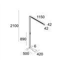Delta Light INFORM 40 SQ F1 T PDS DOWN-UP Staanlamp