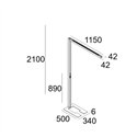 Delta Light INFORM 40 SQ F1 U PDS DOWN-UP Staanlamp