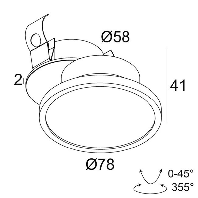 Delta Light HALOSCAN CLIP MP SOFT Plafondlamp