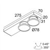 Delta Light HALOSCAN ON 2 MP SOFT DIM8 Ceiling lamp