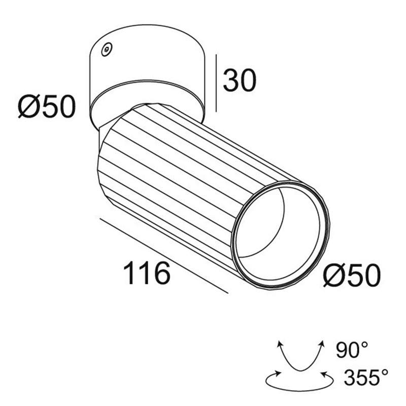 Delta Light HEDRA ON Plafondlamp