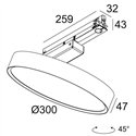 Delta Light MULTINOVA 30 PIVOT PRISM ADM Trackverlichting