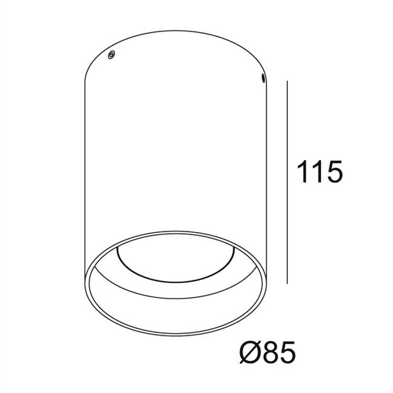 Delta Light QOBY X R DIM8 Plafondlamp