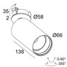 Delta Light SPY 66 CLIP TW Ceiling lamp