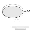 Delta Light SUPERNOVA FLAT 65 Plafondlamp / Hanglamp