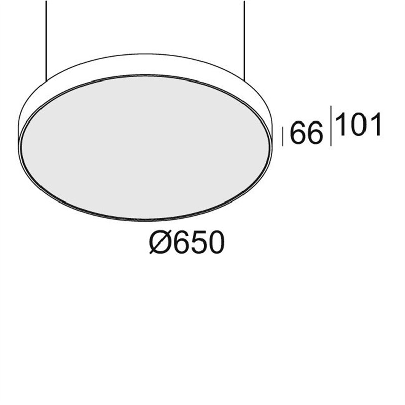 Delta Light SUPERNOVA FLAT 65 DOWN-UP Plafondlamp / Hanglamp