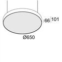 Delta Light SUPERNOVA FLAT 65 PRISMATIC DOWN-UP Plafondlamp / Hanglamp