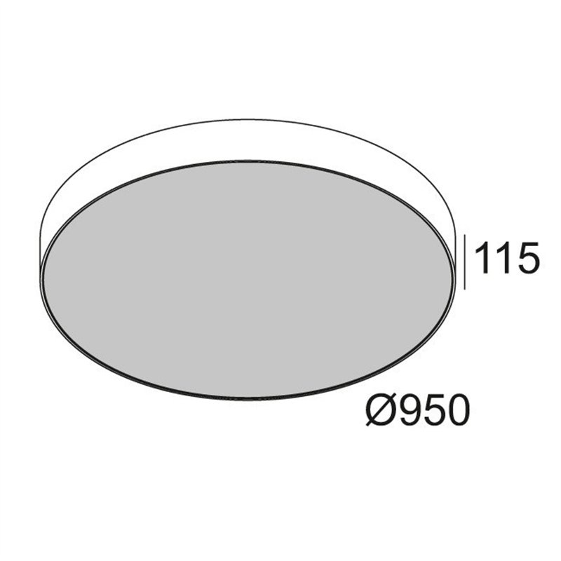 Delta Light SUPERNOVA LINE 95 Plafondlamp / Hanglamp