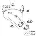 Delta Light UHO CLIP 2 Plafondlamp