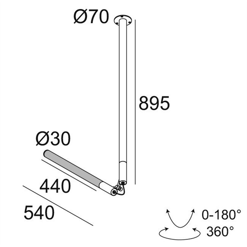 Delta Light XY180 S81 Plafondlamp