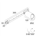 Delta Light SPY 52 WALLWASH 927 ADM SLIM Plafondlamp