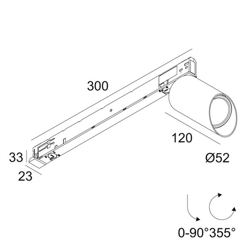 Delta Light SPY 52 WALLWASH 927 ADM SLIM Plafondlamp