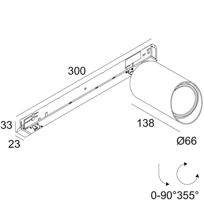 Delta Light SPY 66 WALLWASH 927 ADM SLIM Plafondlamp