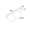 Delta Light OONO ON 2 Ceiling lamp / Wall lamp