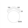 Delta Light OONO ON E27Ceiling lamp