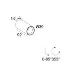 Delta Light Spy 39 Plug Plafondlamp