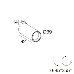 Delta Light Spy 39 Plug ceiling lamp