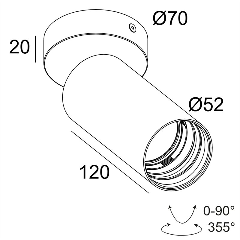 Delta Light Spy 52 On Soft Plafondlamp