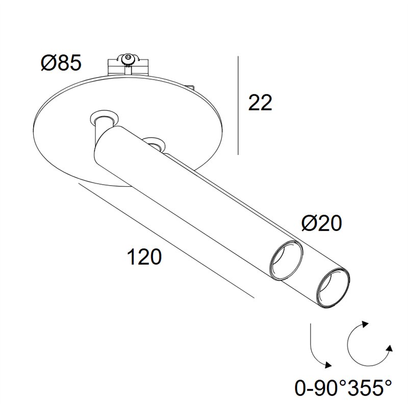 Delta Light Uho L 2 Air Plafondlamp