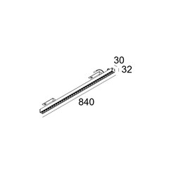 Delta Light D-LINER 30 INF LOC2 838 RD Ceiling lamp