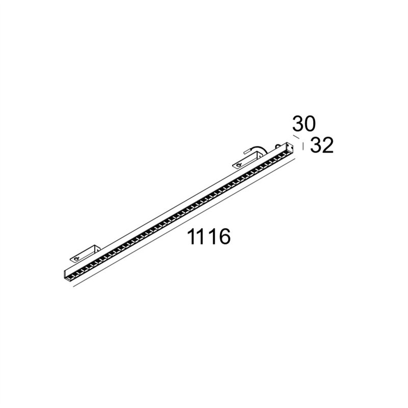 Delta Light D-LINER 30 INF LOC2 1114 RD Plafondlamp
