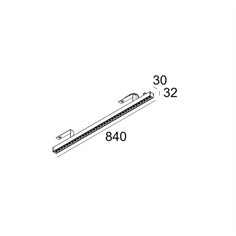 Delta Light D-LINER 30 INF LOC3 838 RD Plafondlamp