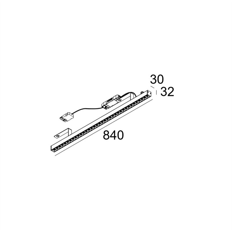 Delta Light D-LINER 30 INF LOC3 838 DIM5 Plafondlamp