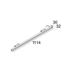 Delta Light D-LINER 30 SBL LOC1 1114 RD Ceiling lamp