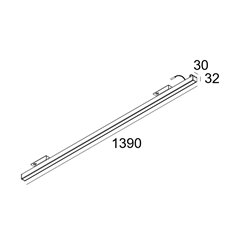 Delta Light D-LINER 30 SBL LOC1 1390 RD Ceiling lamp