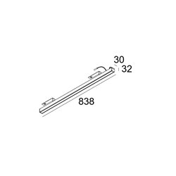 Delta Light D-LINER 30 SBL LOC2 838 RD Ceiling lamp