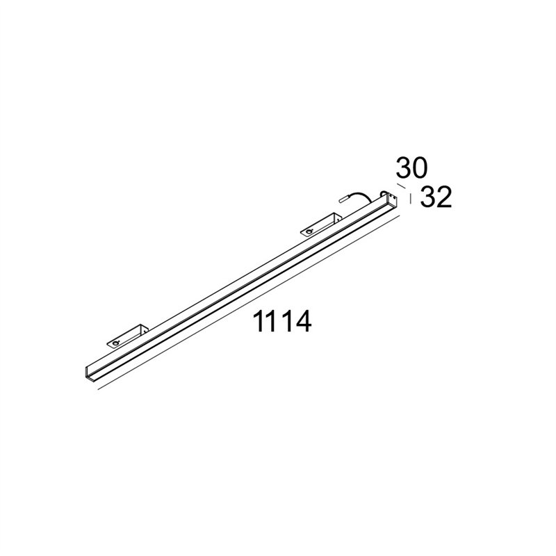 Delta Light D-LINER 30 SBL LOC2 1114 RD Plafondlamp