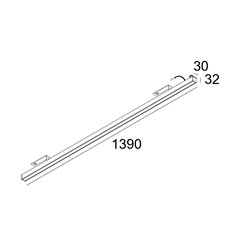 Delta Light D-LINER 30 SBL LOC2 1390 RD Ceiling lamp