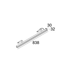 Delta Light D-LINER 30 SBL LOC3 838 RD Ceiling lamp