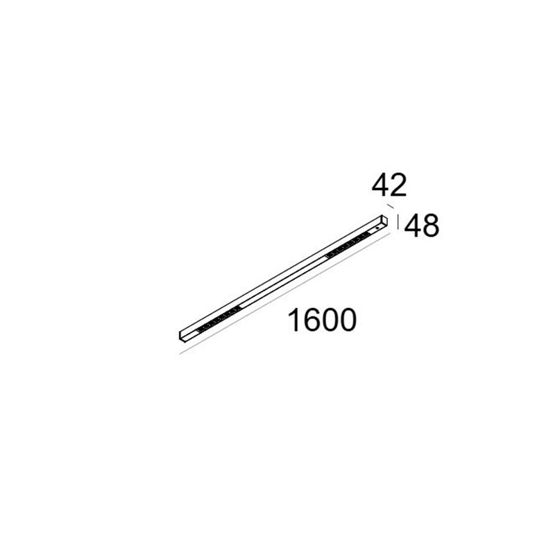 Delta Light INFORM 40 SQ 160 PDS DOWN DIM5 Plafondlamp