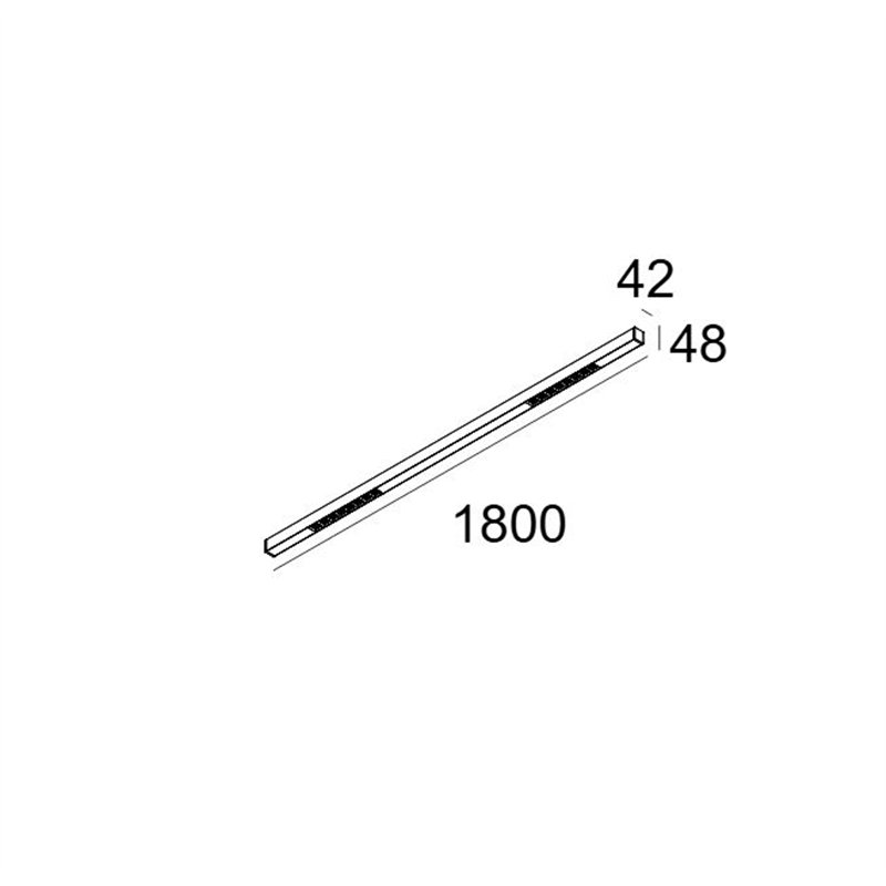 Delta Light INFORM 40 SQ 180 DOWN DIM5 Plafondlamp