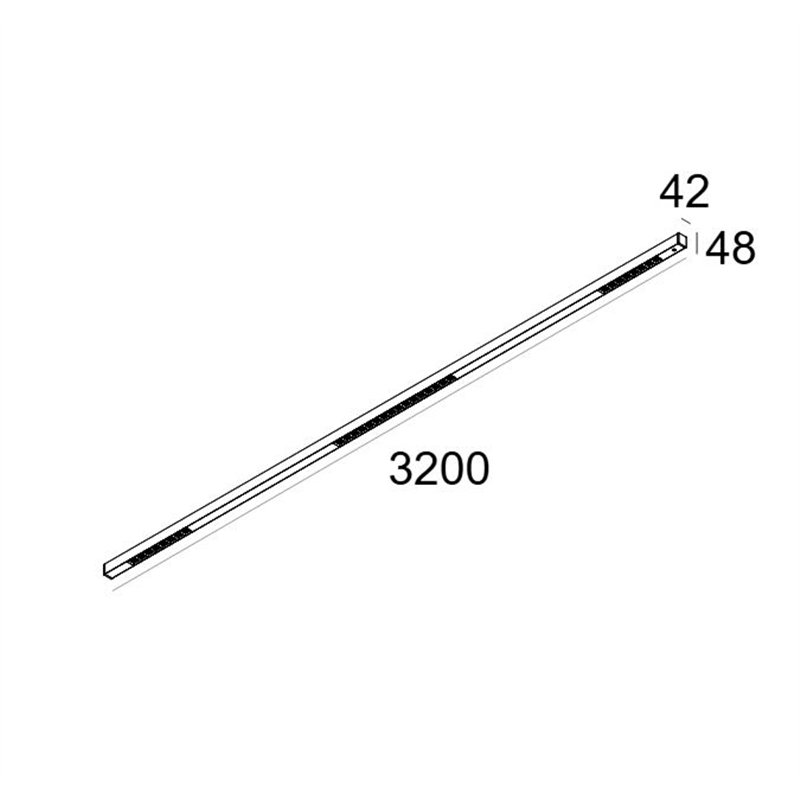 Delta Light INFORM 40 SQ 320 PDS DOWN DIM5 Plafondlamp