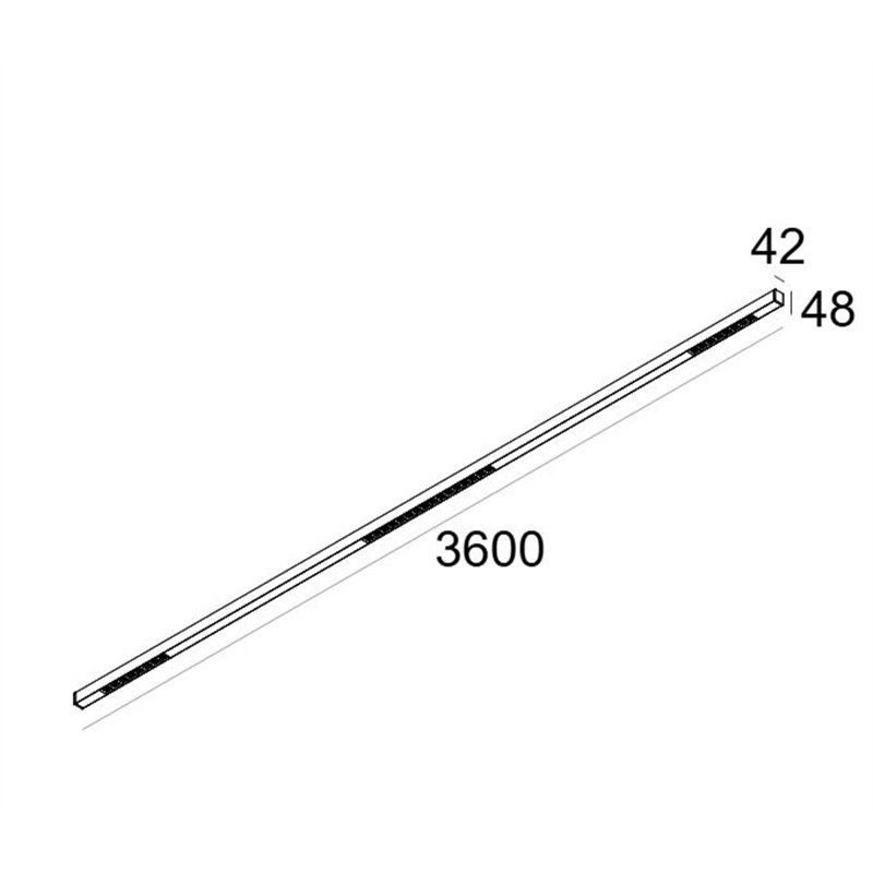 Delta Light INFORM 40 SQ 360 DOWN DIM5 Plafondlamp