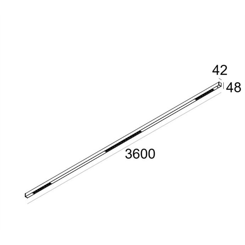 Delta Light INFORM 40 SQ 360 PDS DOWN DIM5 Plafondlamp