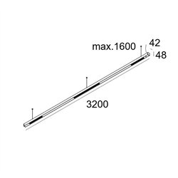 Delta Light INFORM 40 SQ 320 PDS DOWN-UP DIM5 Ceiling lamp